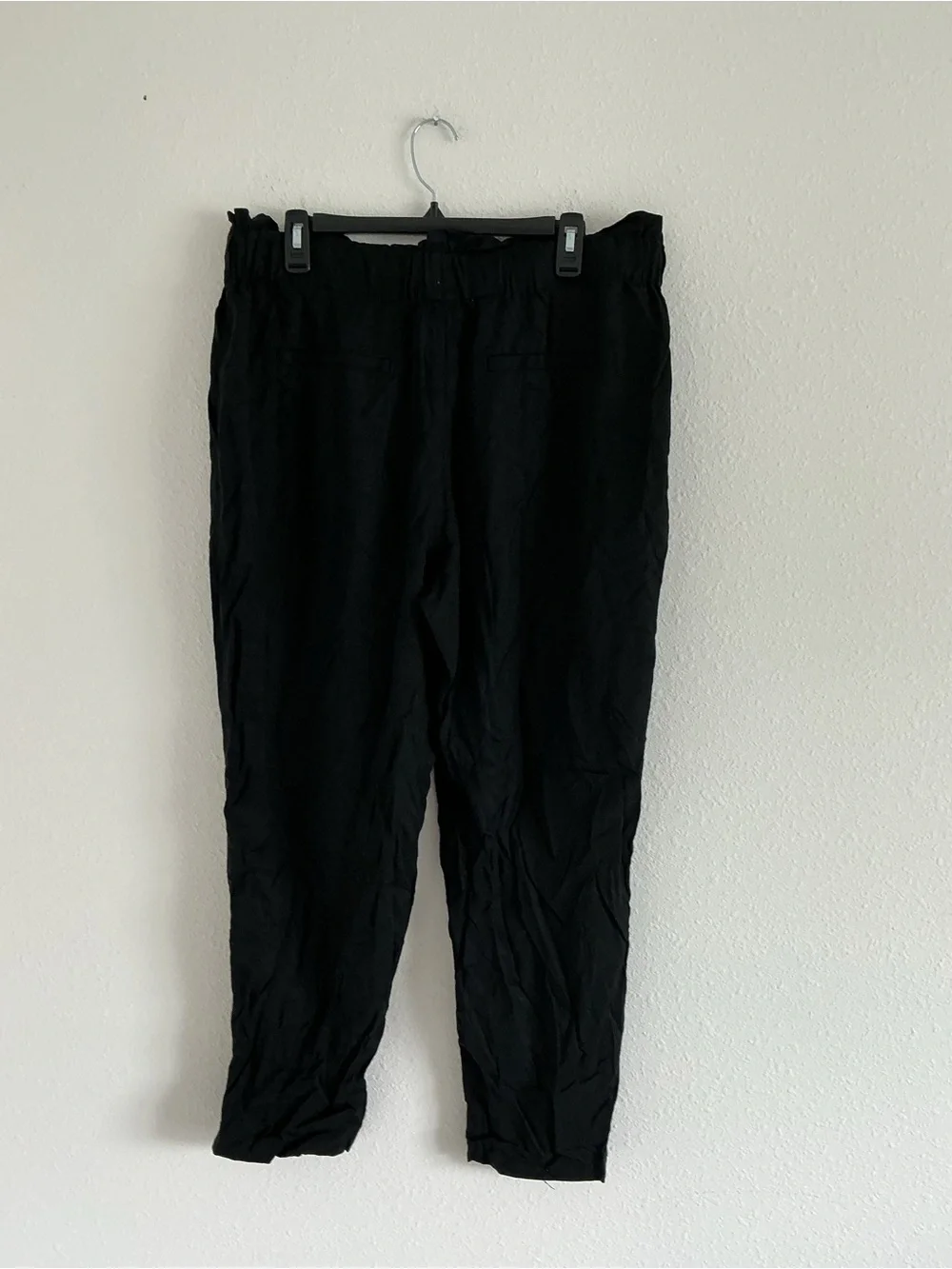 a new day Black Elastic-Waist Casual Jogger Pants